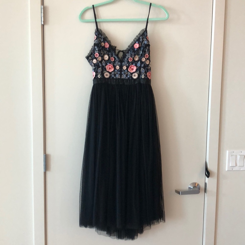 Needle & Thread Tulle, Embroidered, & Beaded Dress